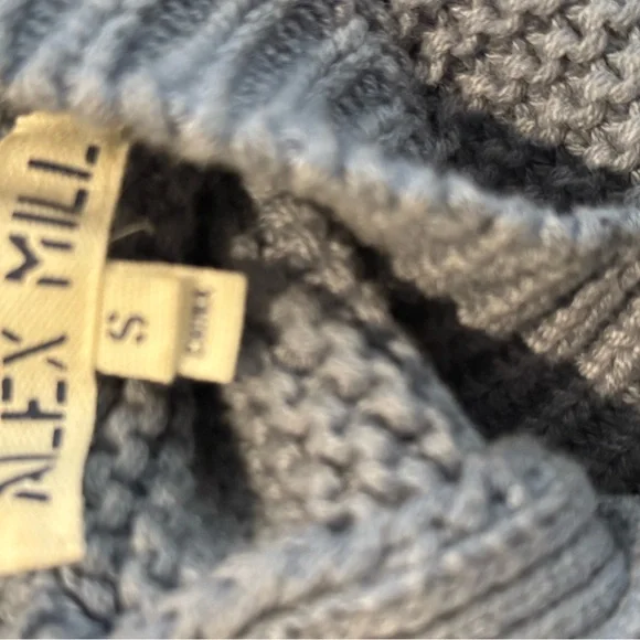 Alex Mill Button Back Sweater in Slate Blue/Gray Size Small - Picture 4 of 4